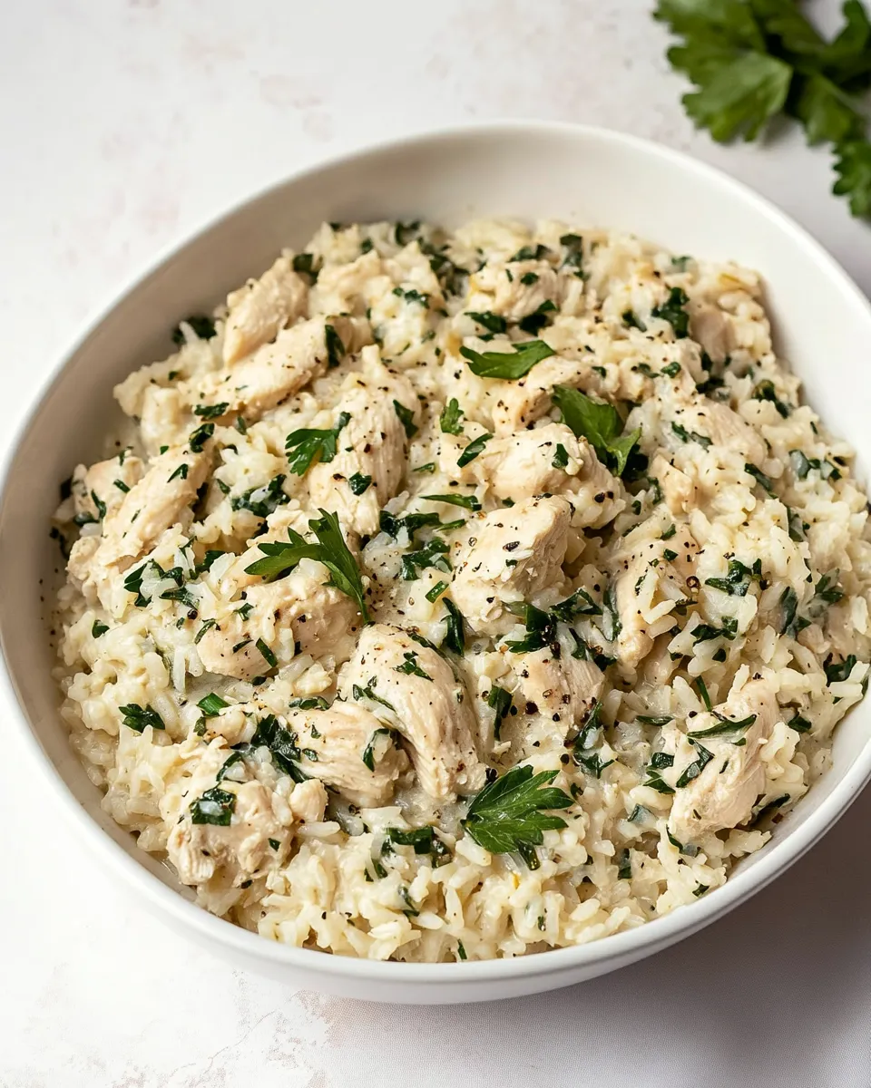 Classic Garlic Chicken and Rice recipe photo