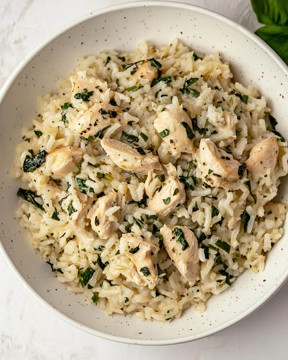 Delicious Garlic Chicken and Rice dish photo