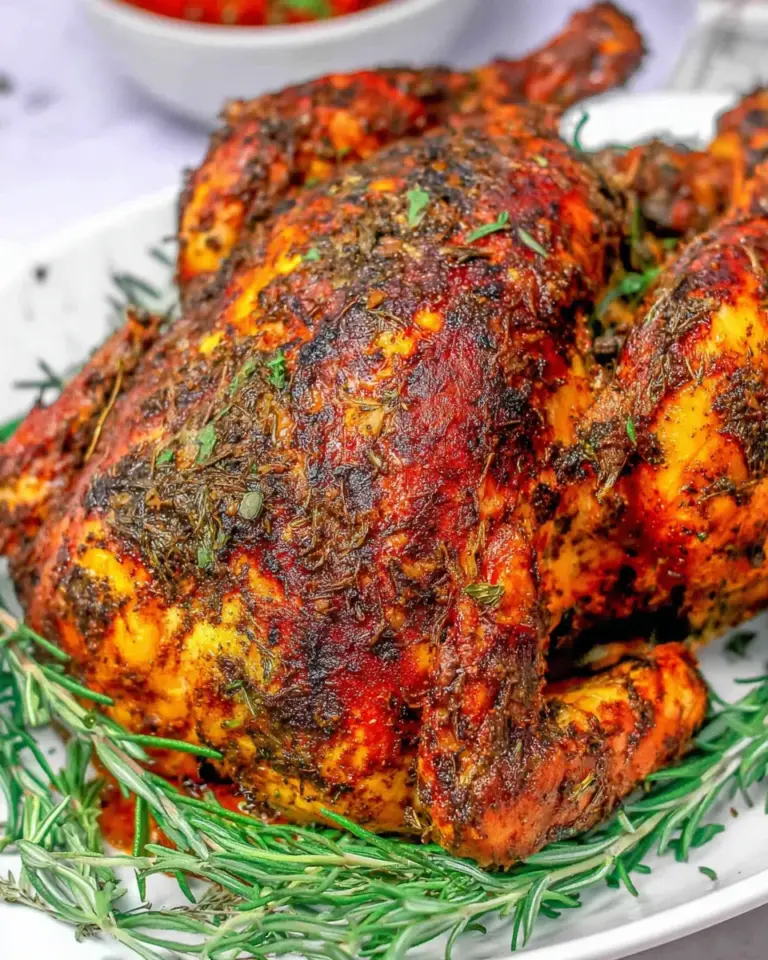 Homemade Garlic Herb Butter Roasted Chicken recipe photo