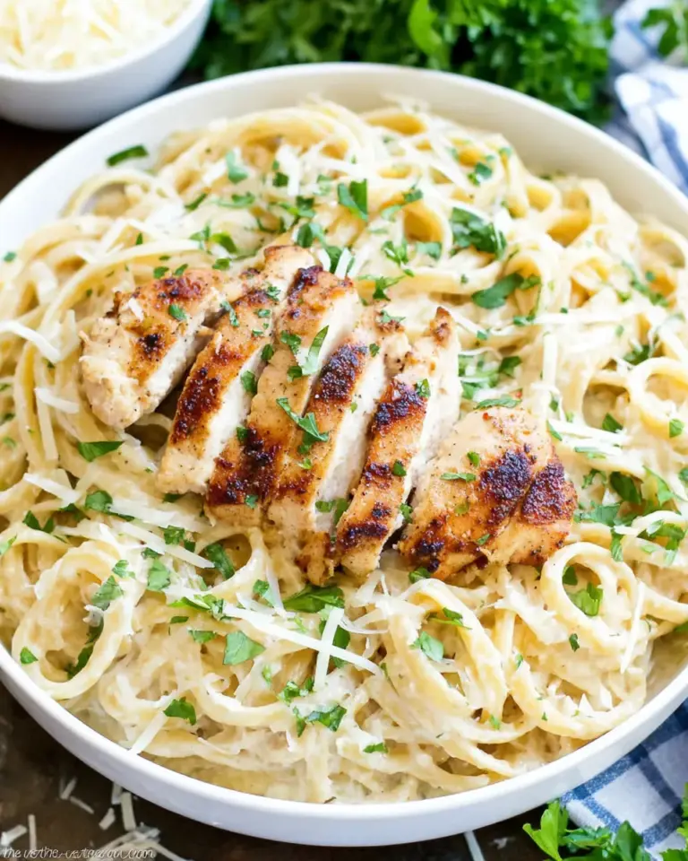 Homemade Garlic Parmesan Chicken Pasta recipe photo