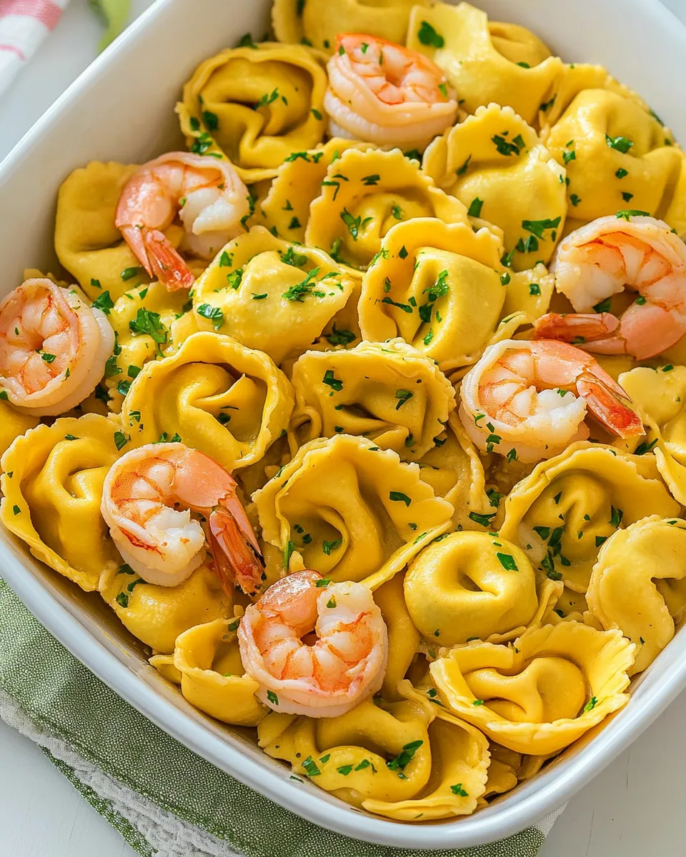 Classic Garlic Shrimp Tortellini image