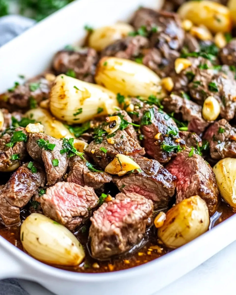 Homemade Garlic Steak Skillet photo