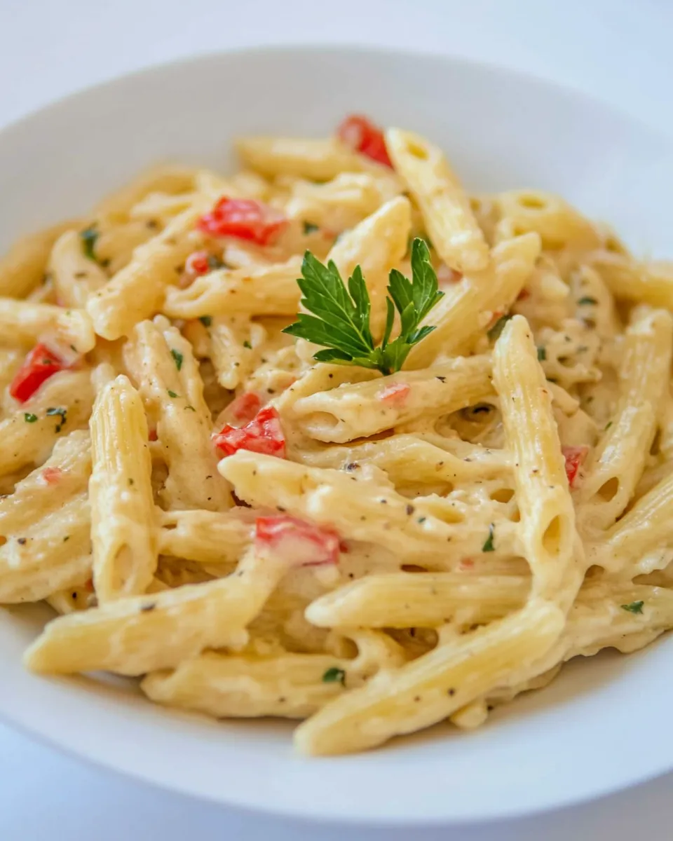 Delicious Garlic and Herb Penne Pasta dish photo