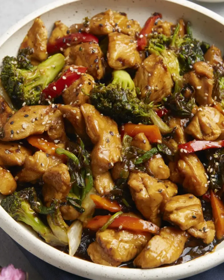 Homemade Ginger Honey Chicken Stir Fry photo