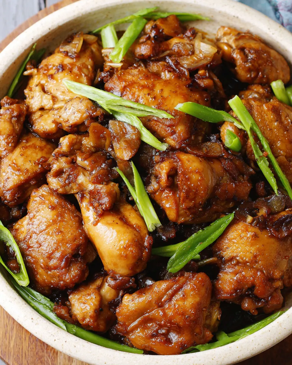 Homemade Ginger Soy Chicken (Instant Pot) recipe photo