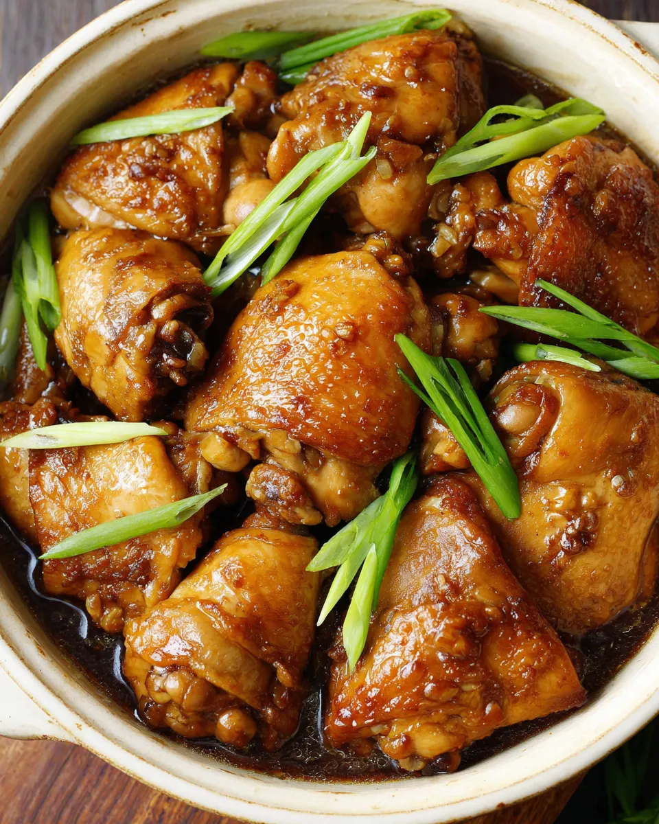 Easy Ginger Soy Chicken (Instant Pot) food shot