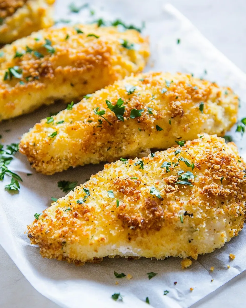 Homemade Gluten-Free Baked Breaded Chicken photo