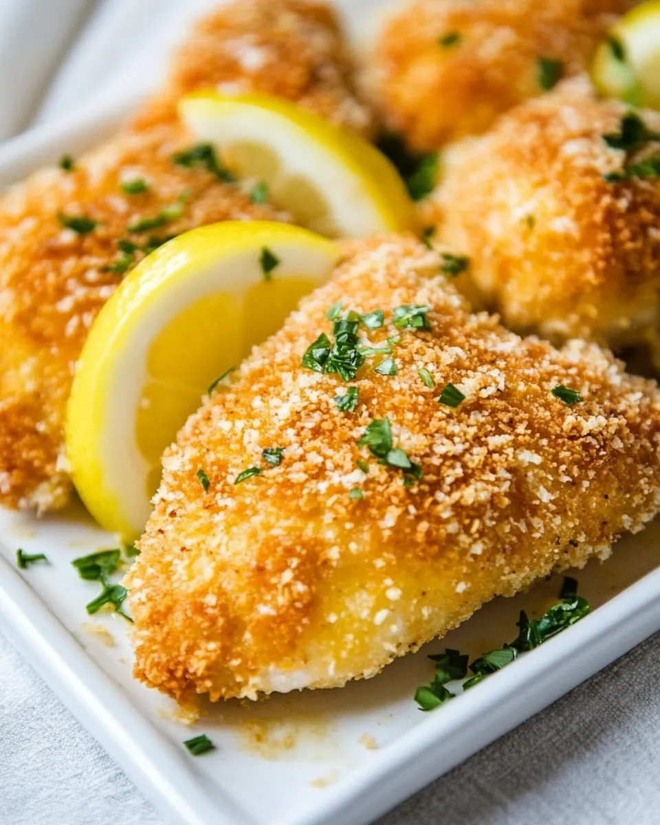 Classic Gluten-Free Baked Breaded Chicken image