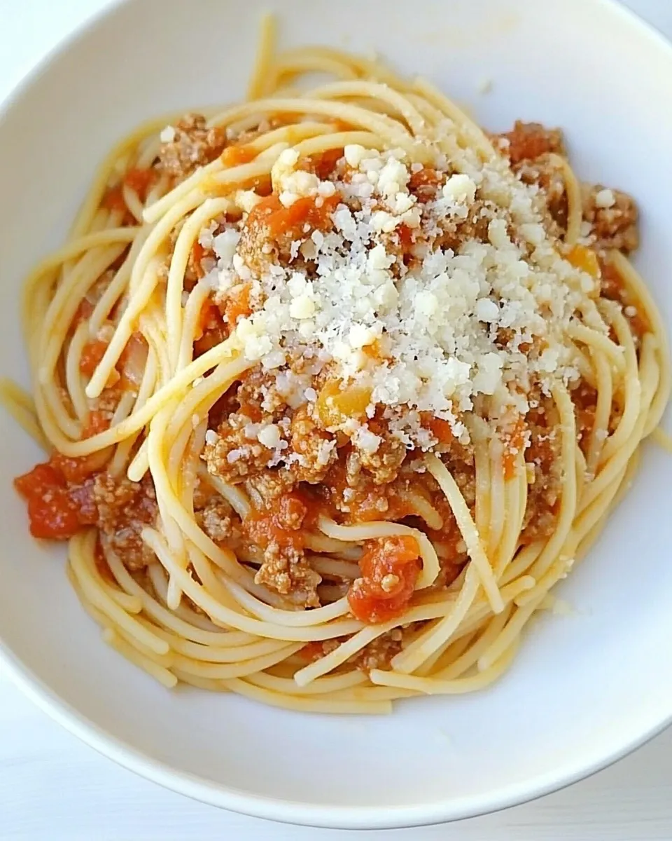 easy Gluten Free Pasta with Spaghetti Meat Sauce picture