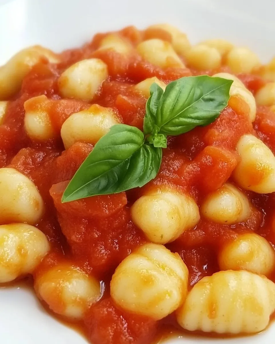 Classic Gnocchi with Tomato Sauce image