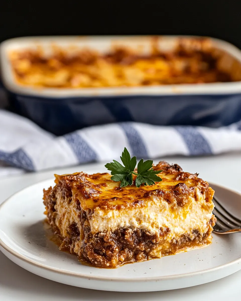 Classic Greek Lasagna (Pastitsio) image