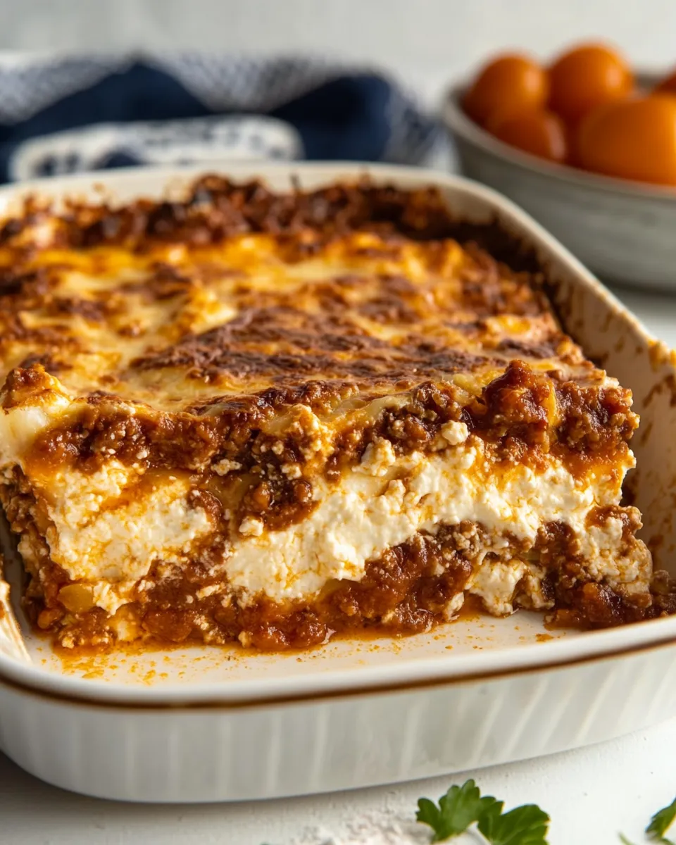 Easy Greek Lasagna (Pastitsio) recipe photo