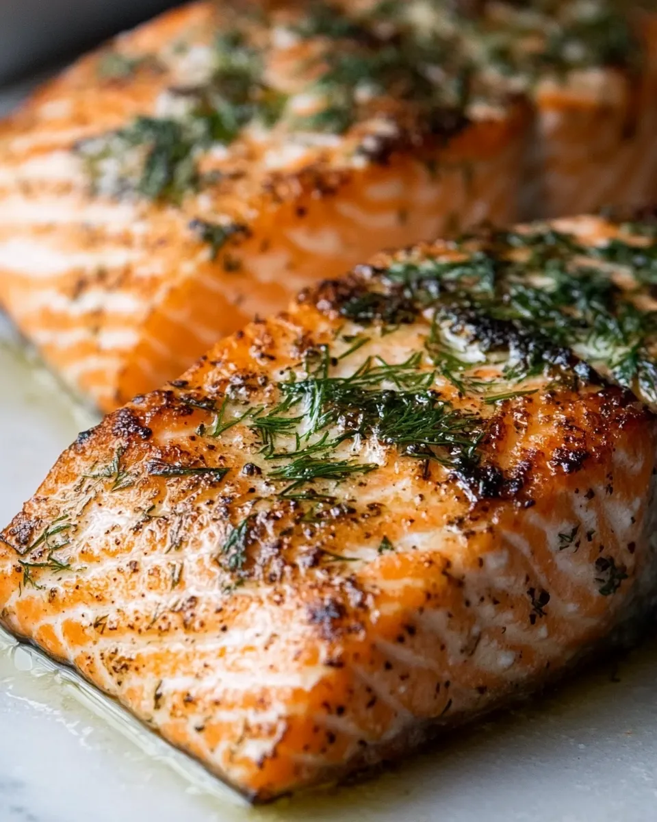 Classic Greek Salmon with Lemon and Dill image