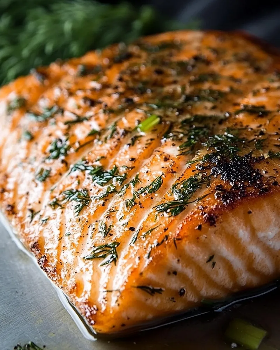 Easy Greek Salmon with Lemon and Dill recipe image