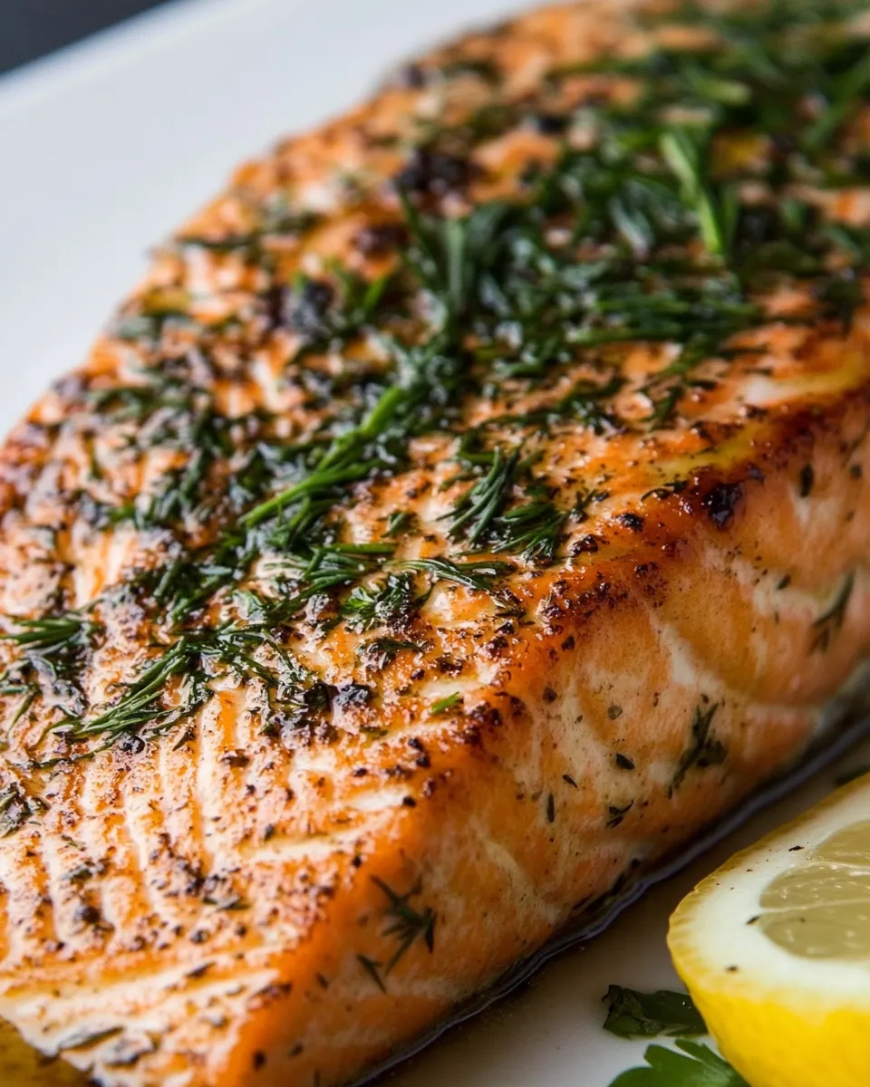 Delicious Greek Salmon with Lemon and Dill recipe photo