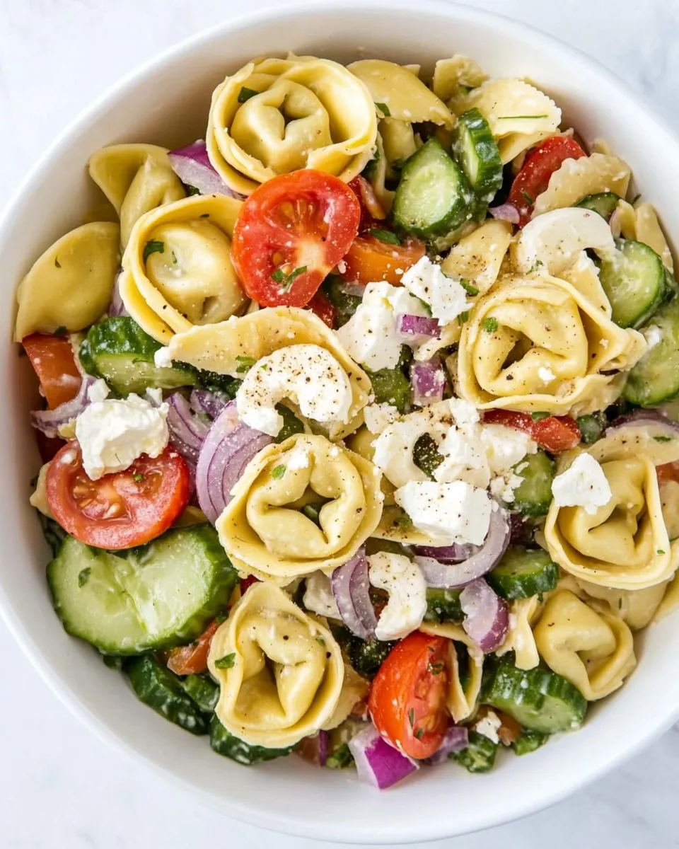 Delicious Greek Tortellini Salad dish photo