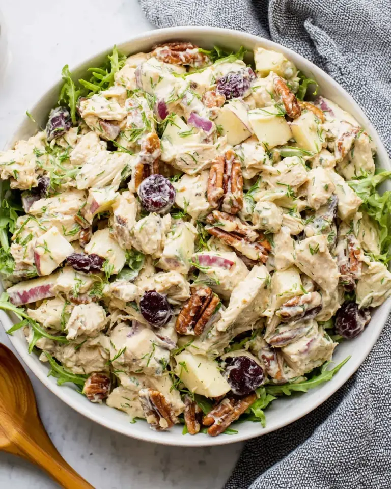 Homemade Greek Yogurt Chicken Salad with Toasted Pecans and Apples recipe photo