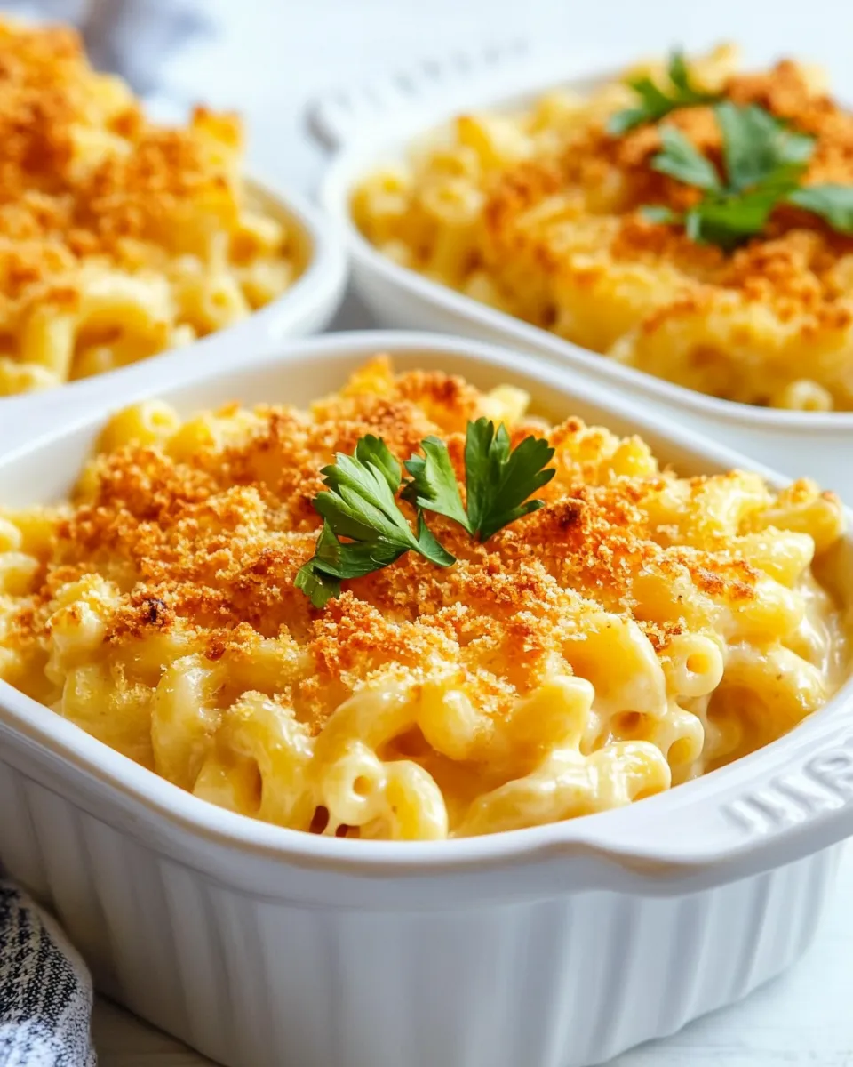 Delicious Greek Yogurt Macaroni and Cheese shot