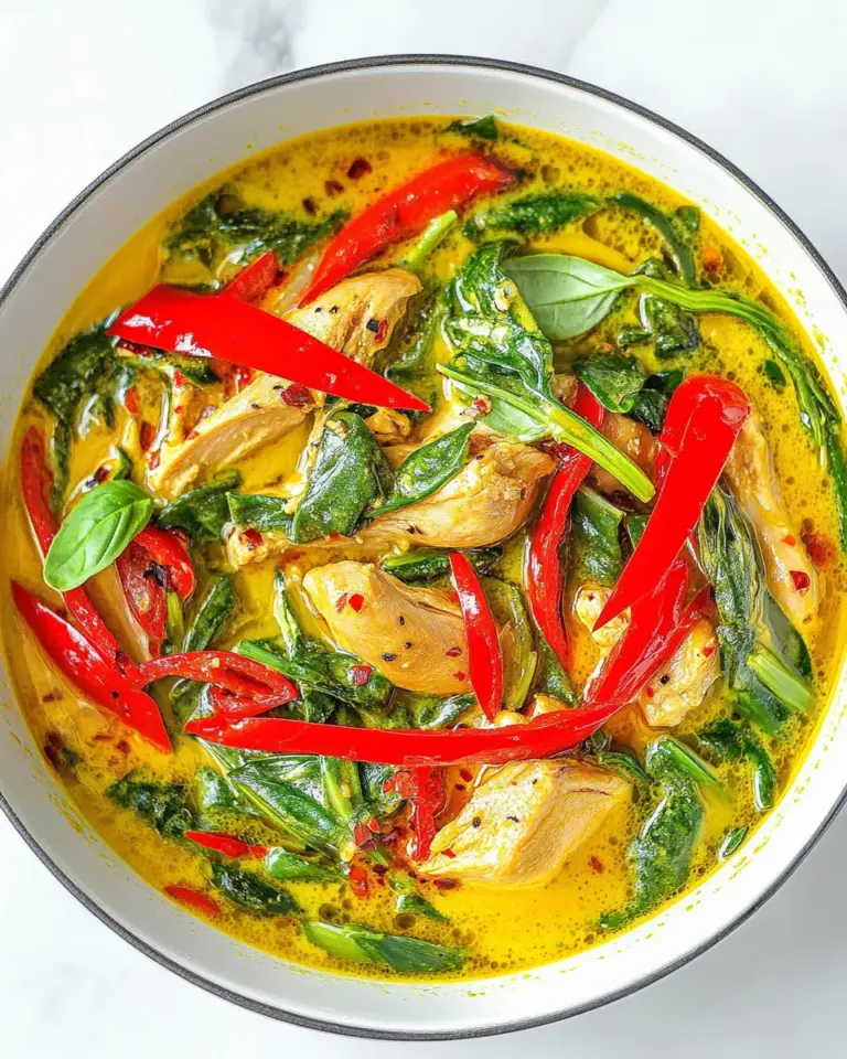 Homemade Green Chicken Curry photo