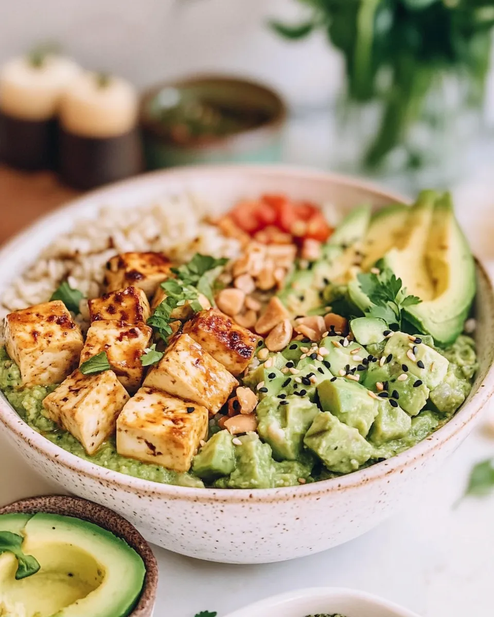 Classic Green Goddess Tofu Bowl Recipe image