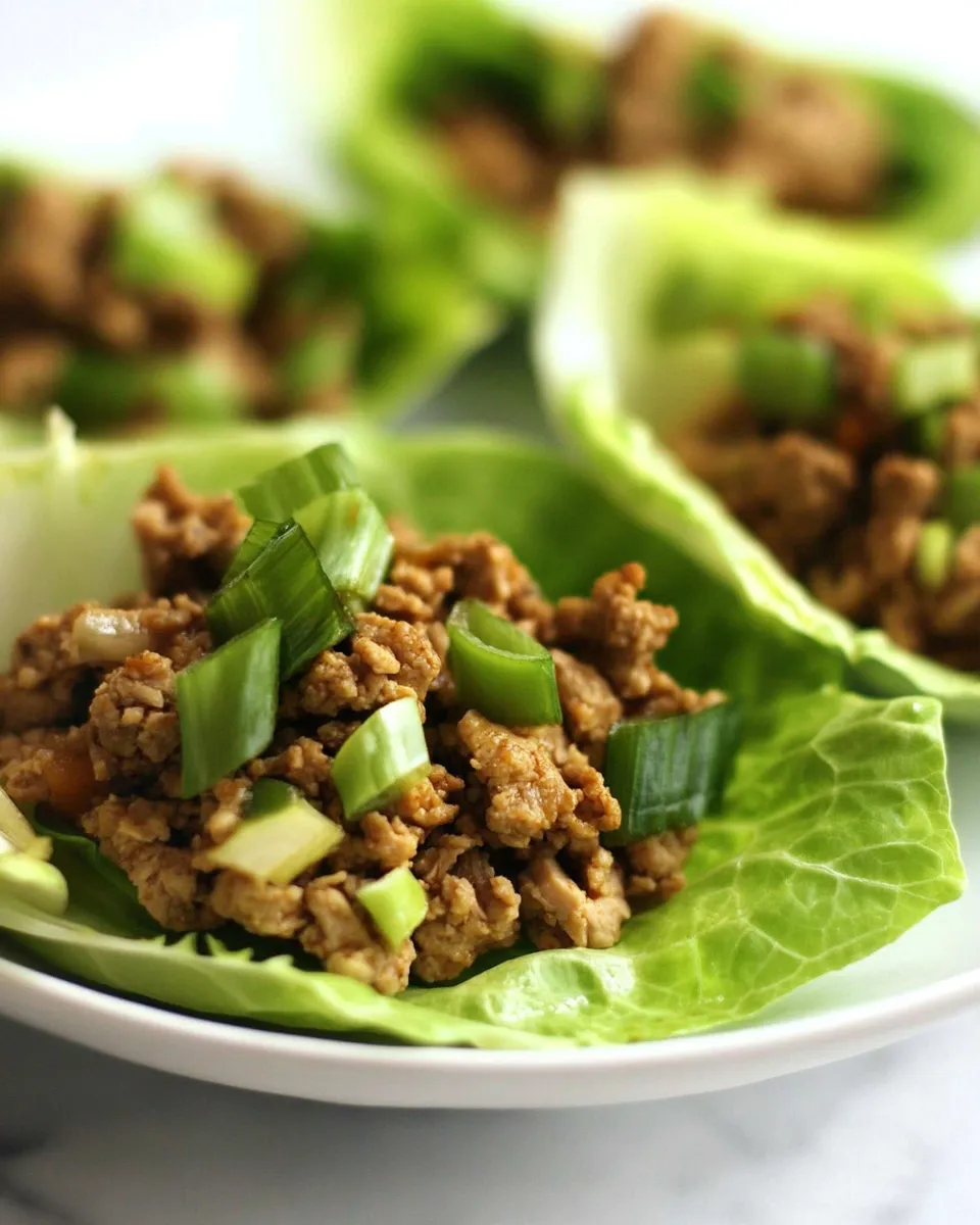 Easy Ground Turkey Lettuce Wrap Recipe recipe photo