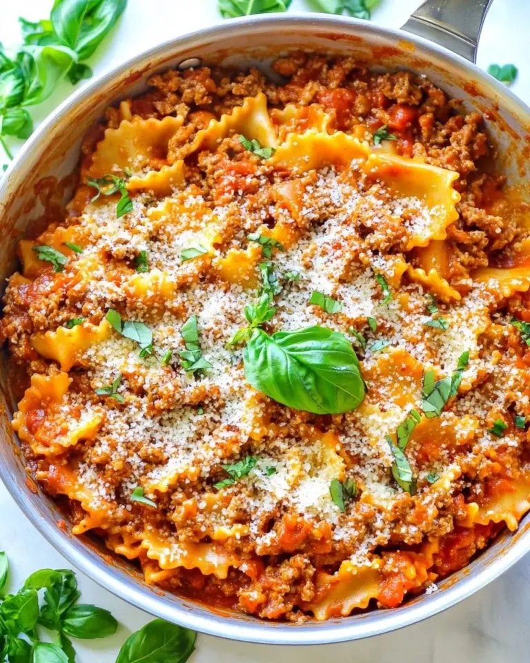 homemade Healthier 20-Minute Skillet Lasagna photo