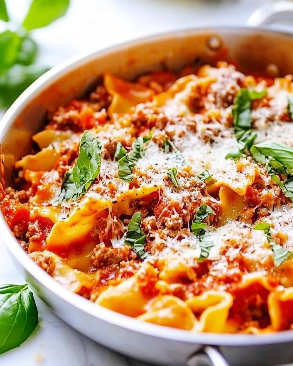 classic Healthier 20-Minute Skillet Lasagna image