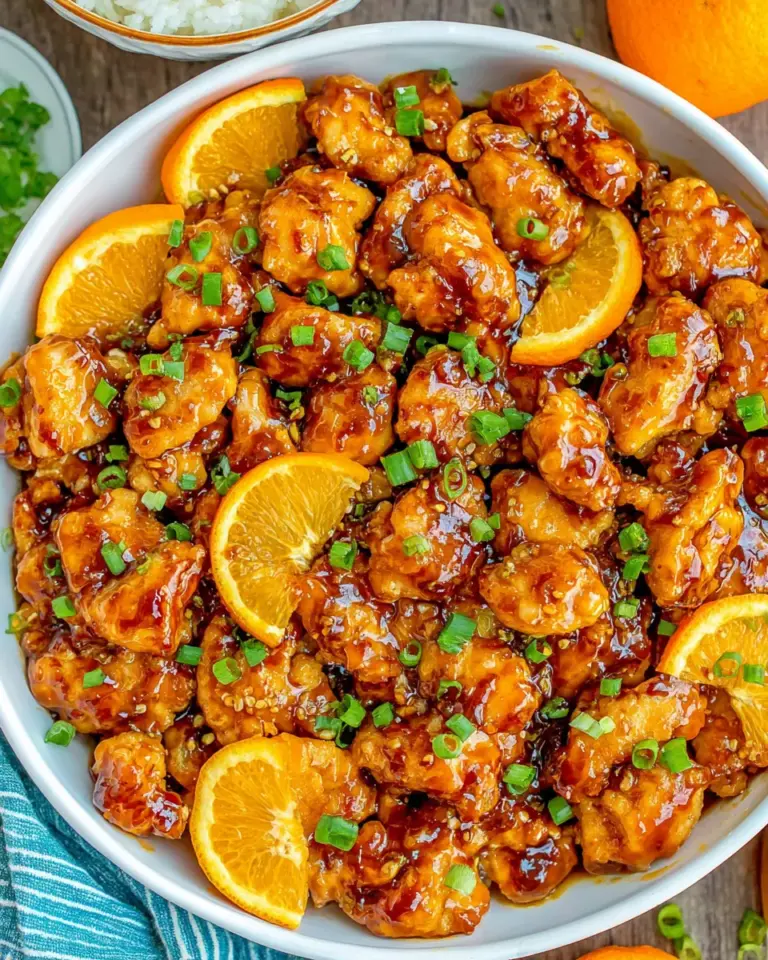 Homemade Healthier Orange Chicken recipe photo
