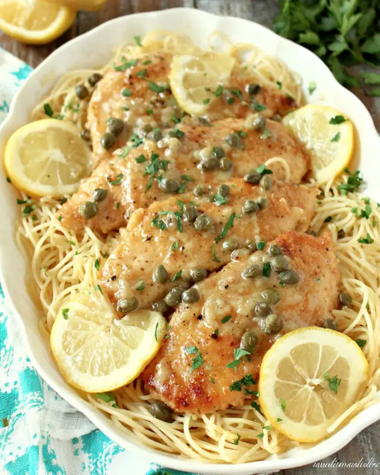 Homemade Healthy Chicken Piccata recipe photo