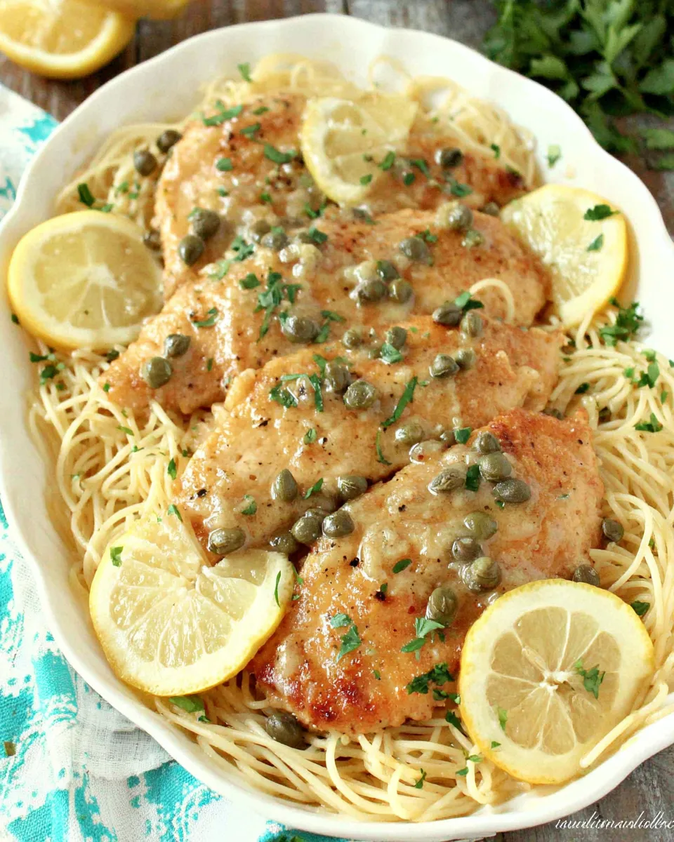 Homemade Healthy Chicken Piccata recipe photo