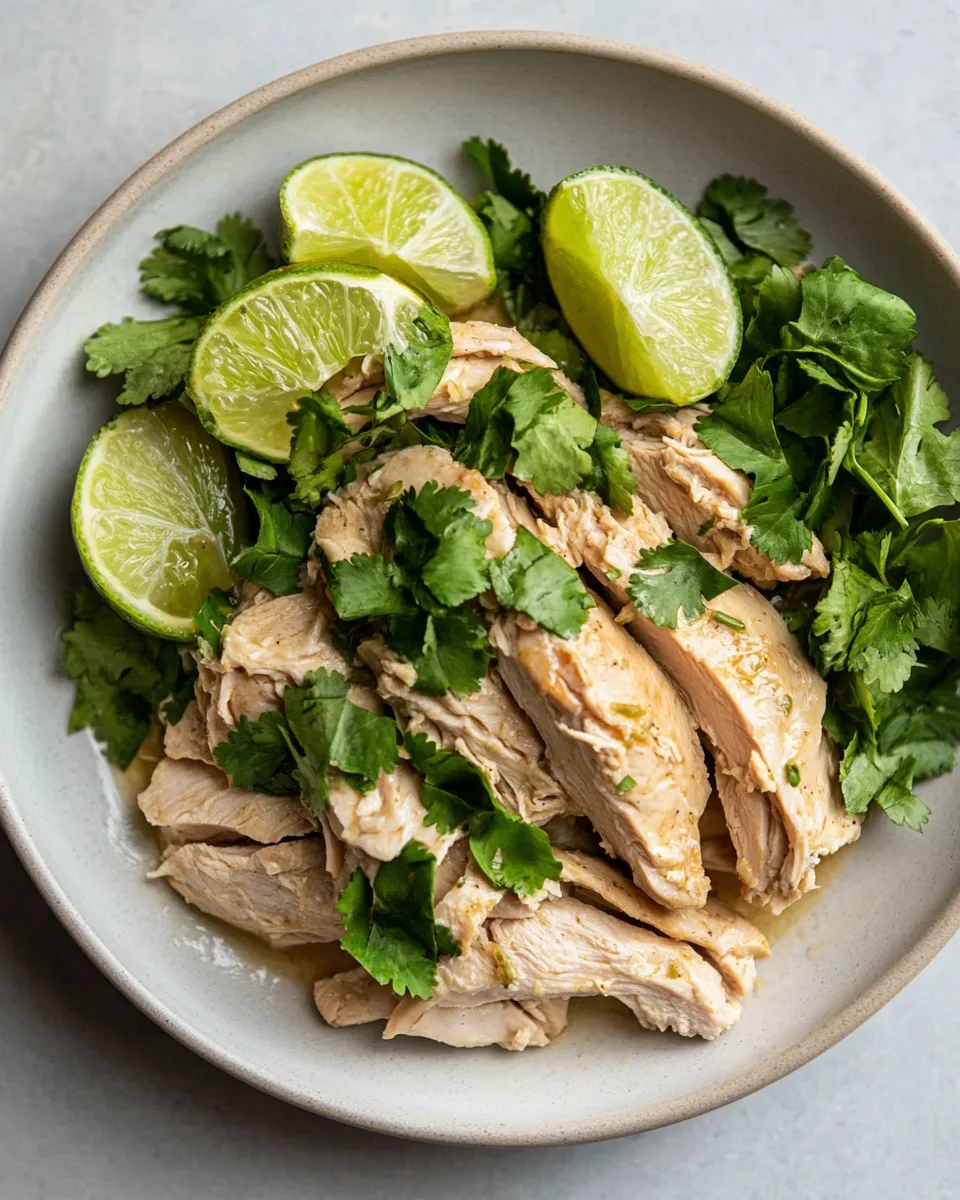 Easy Healthy Instant Pot Lime Chicken recipe photo