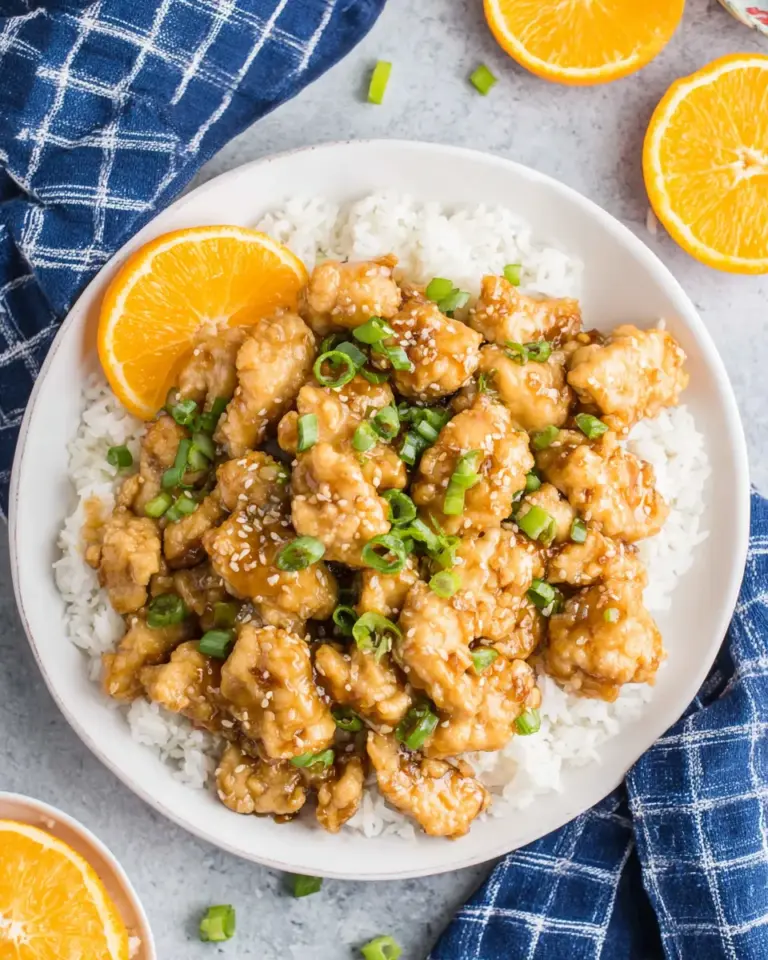 Homemade Healthy Orange Chicken recipe photo