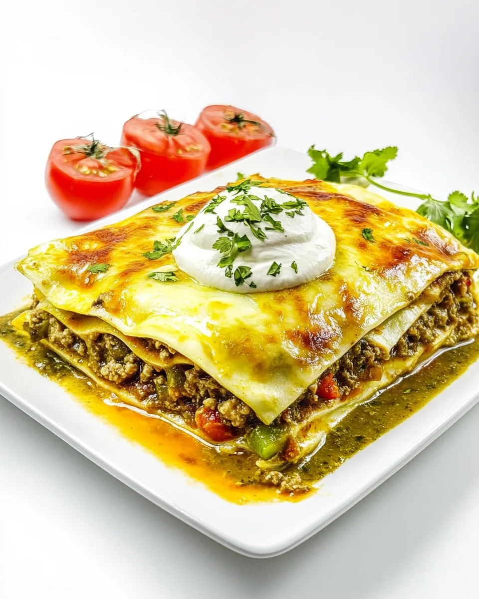 Easy Healthy Tex-Mex Lasagna recipe photo
