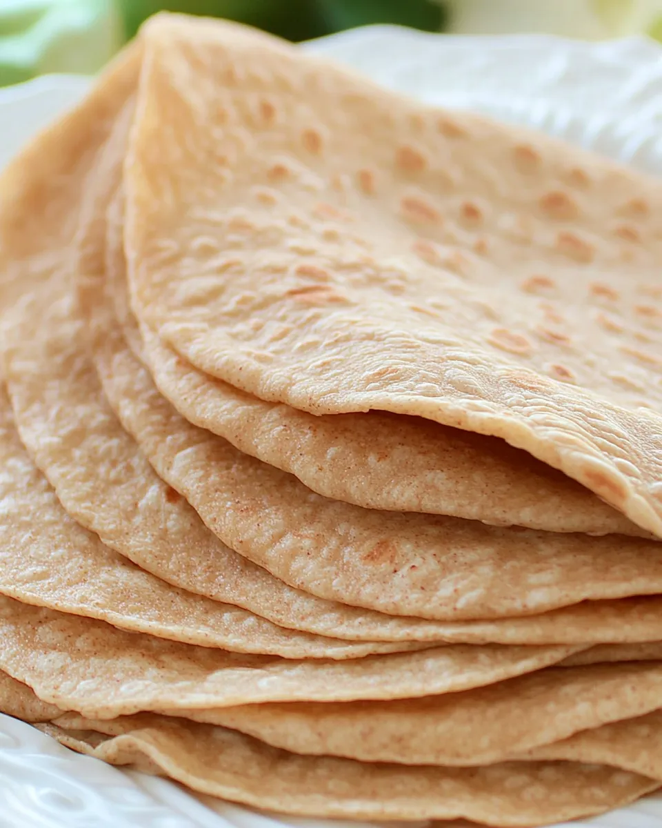 delicious High Protein Grain-free Tortillas (Red Lentil and Buckwheat) shot