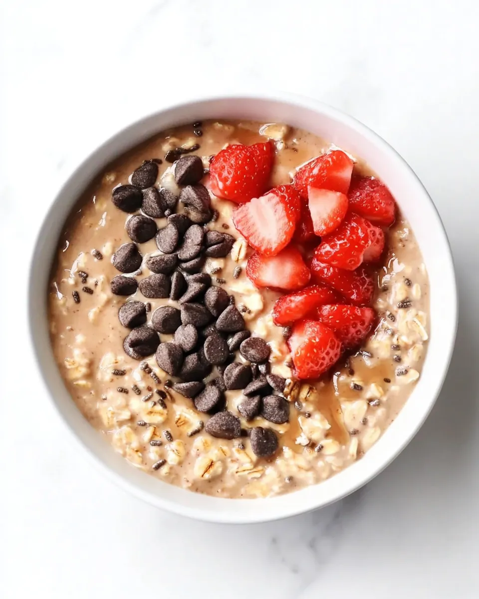 Easy High Protein Overnight Oats recipe photo