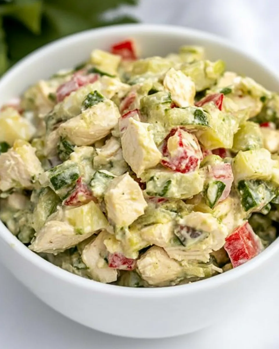 Easy Holiday Chicken Salad recipe image