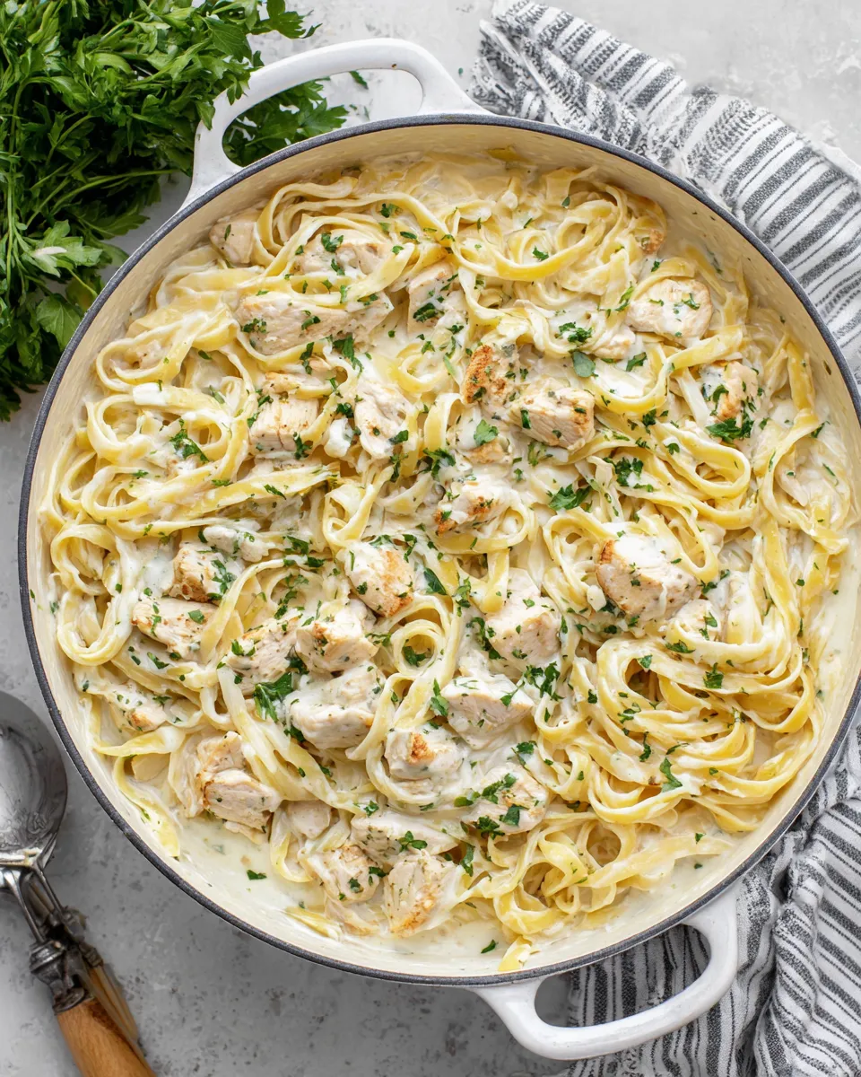 Classic Homemade Chicken Alfredo photo