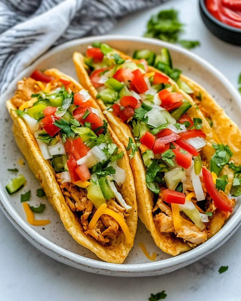 easy Homemade Chicken Chalupas recipe photo