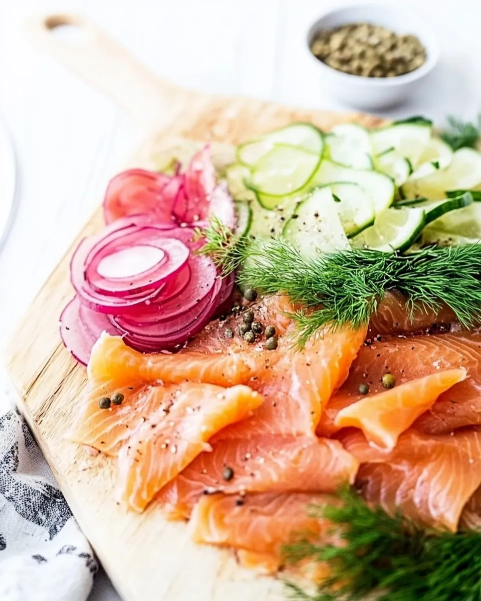 easy Homemade Salmon Gravlax Recipe picture