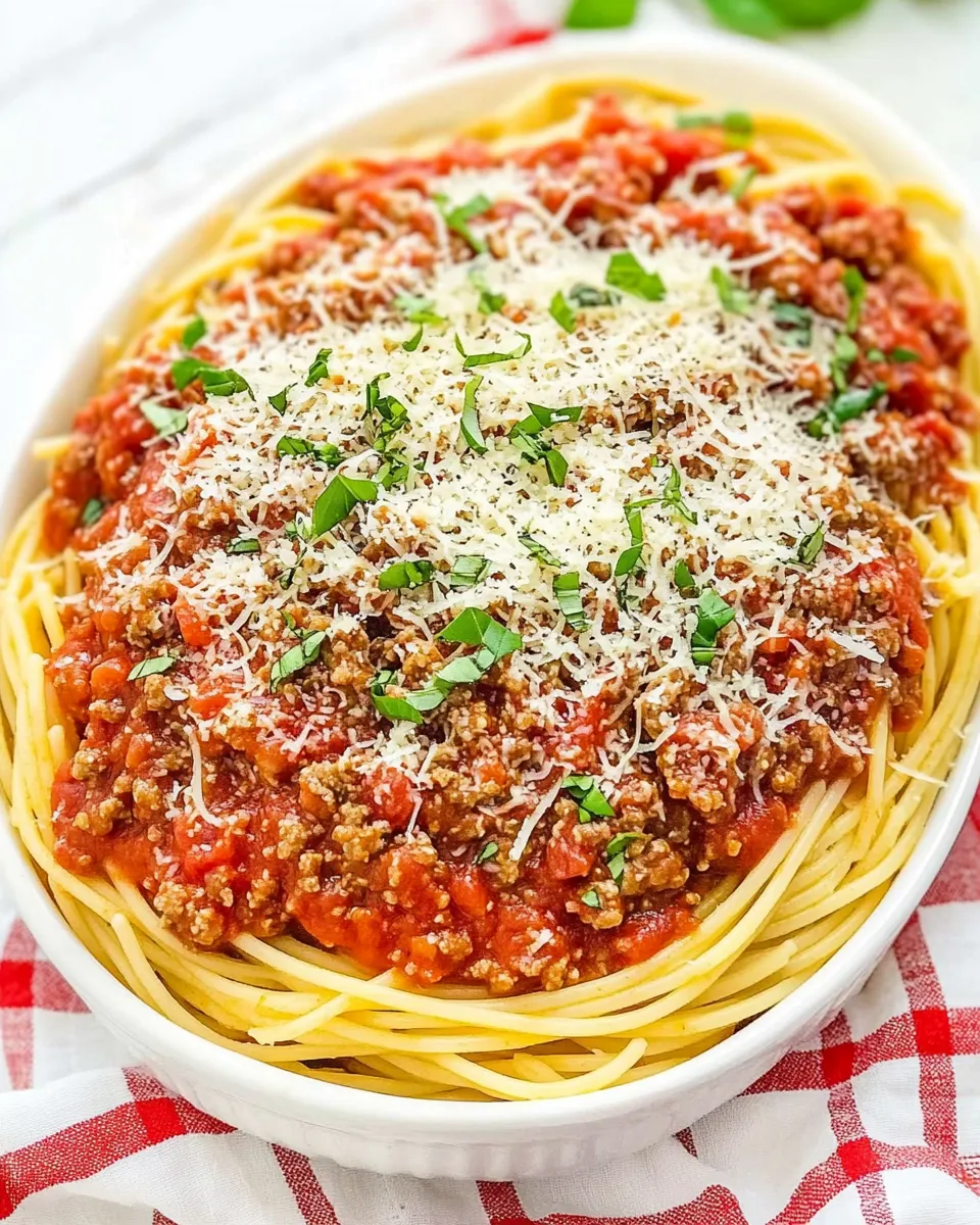homemade Homemade Spaghetti Meat Sauce: Family Favorite photo