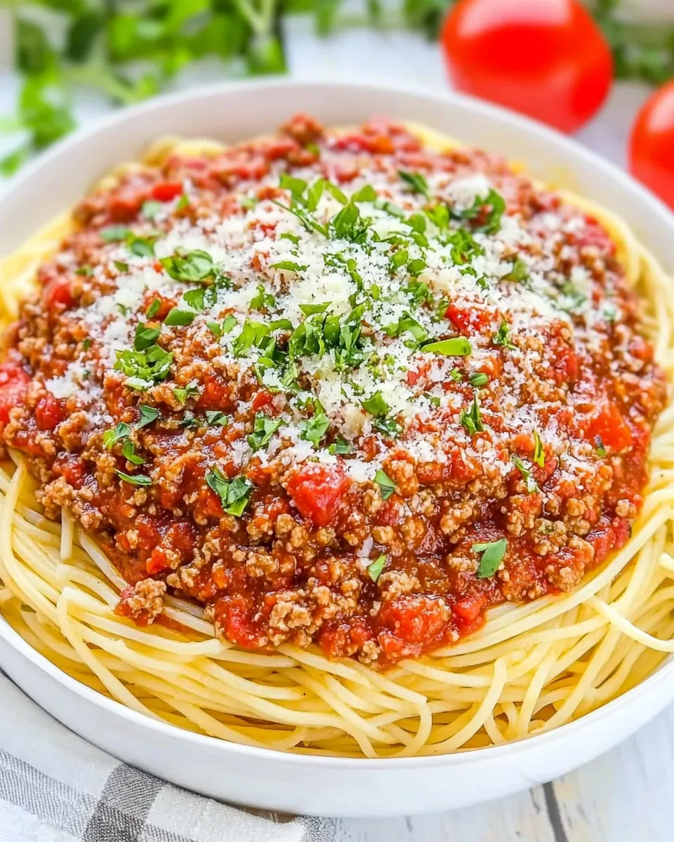 classic Homemade Spaghetti Meat Sauce: Family Favorite image