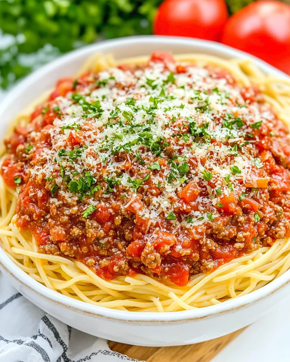 easy Homemade Spaghetti Meat Sauce: Family Favorite picture