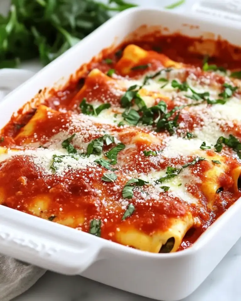 homemade Homemade Spinach Manicotti photo