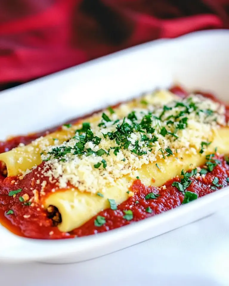 homemade Homemade Stuffed Manicotti photo