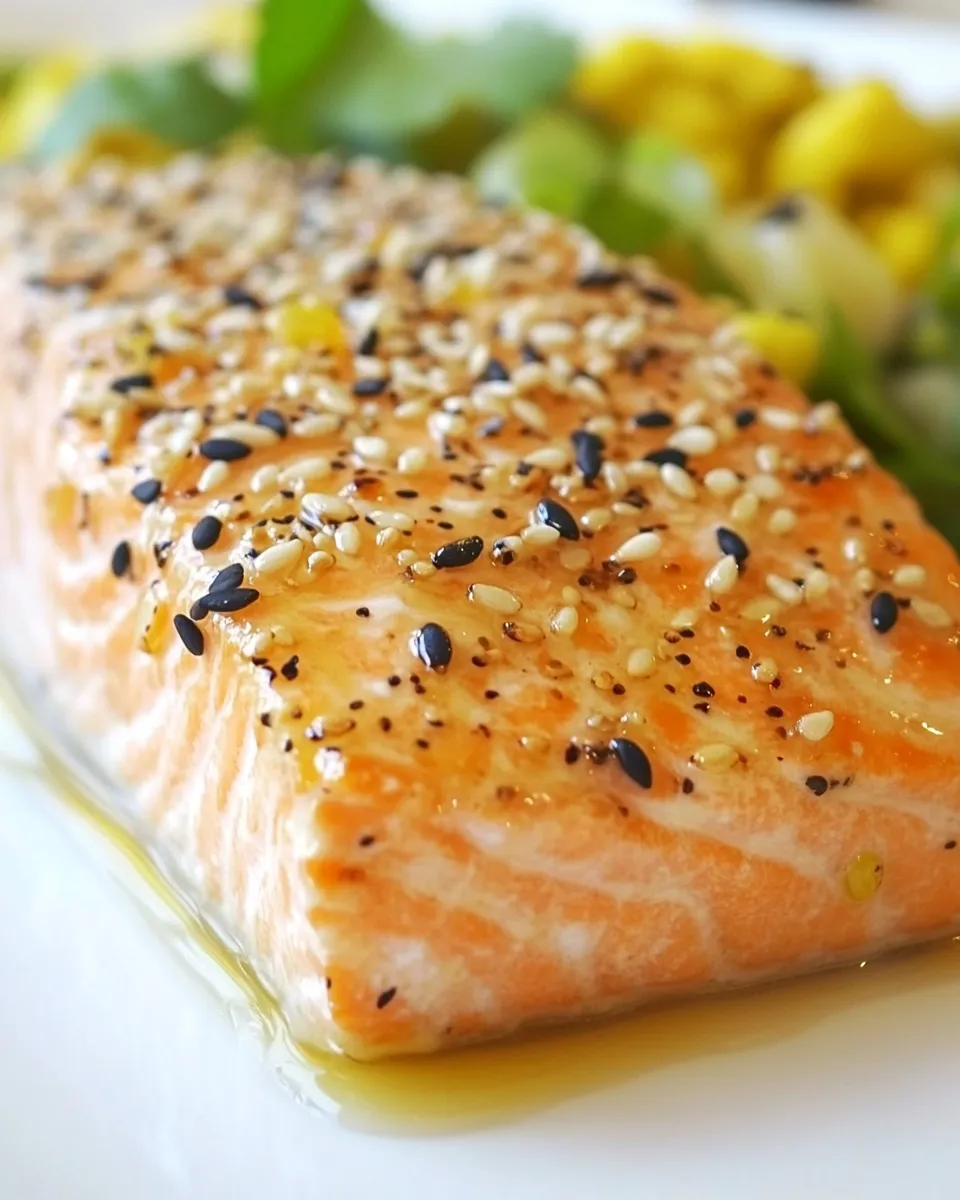 Classic Honey Glazed Sesame Salmon image