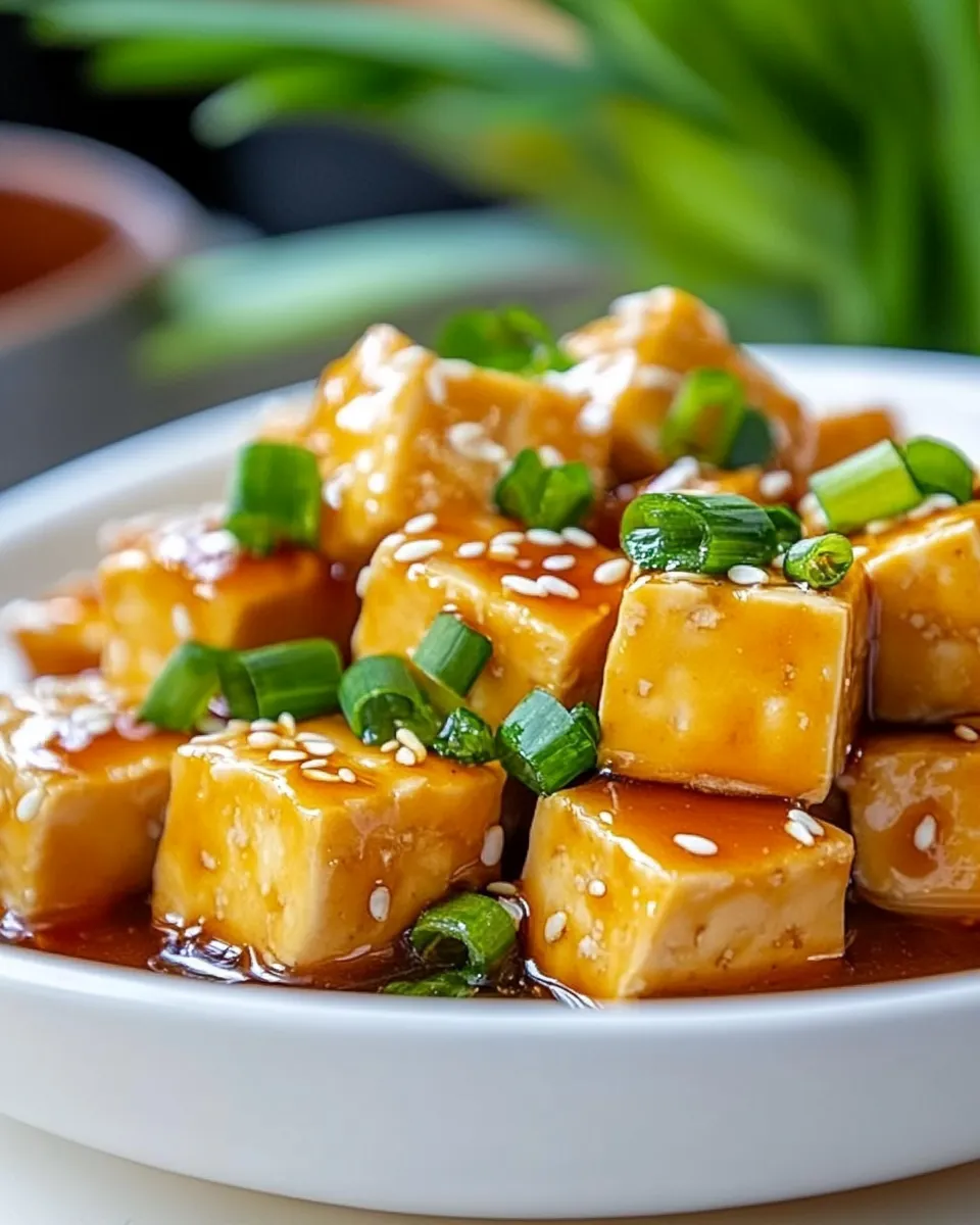 Easy Honey Sesame Tofu recipe photo