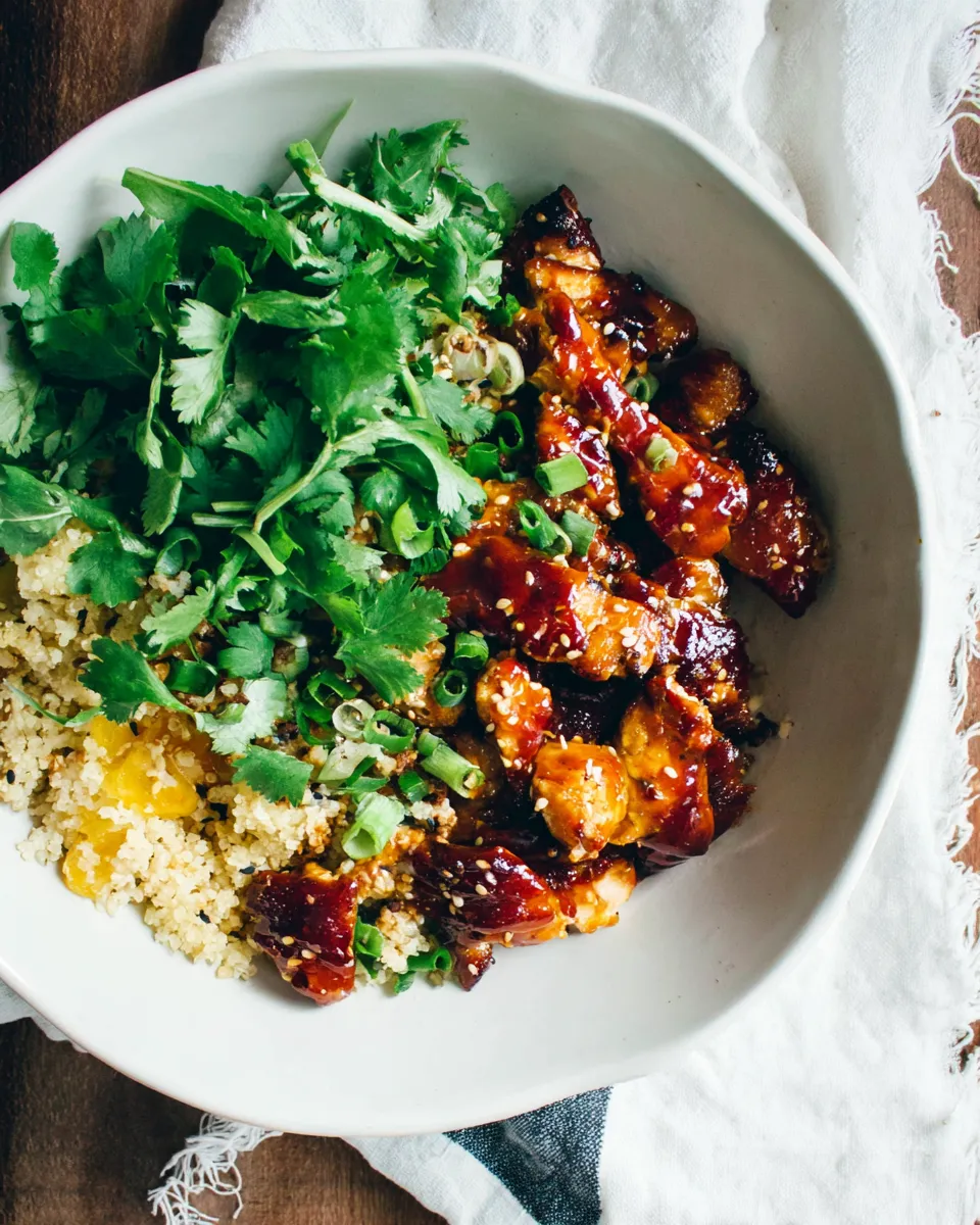 Classic Honey Sriracha Chicken Bowls image