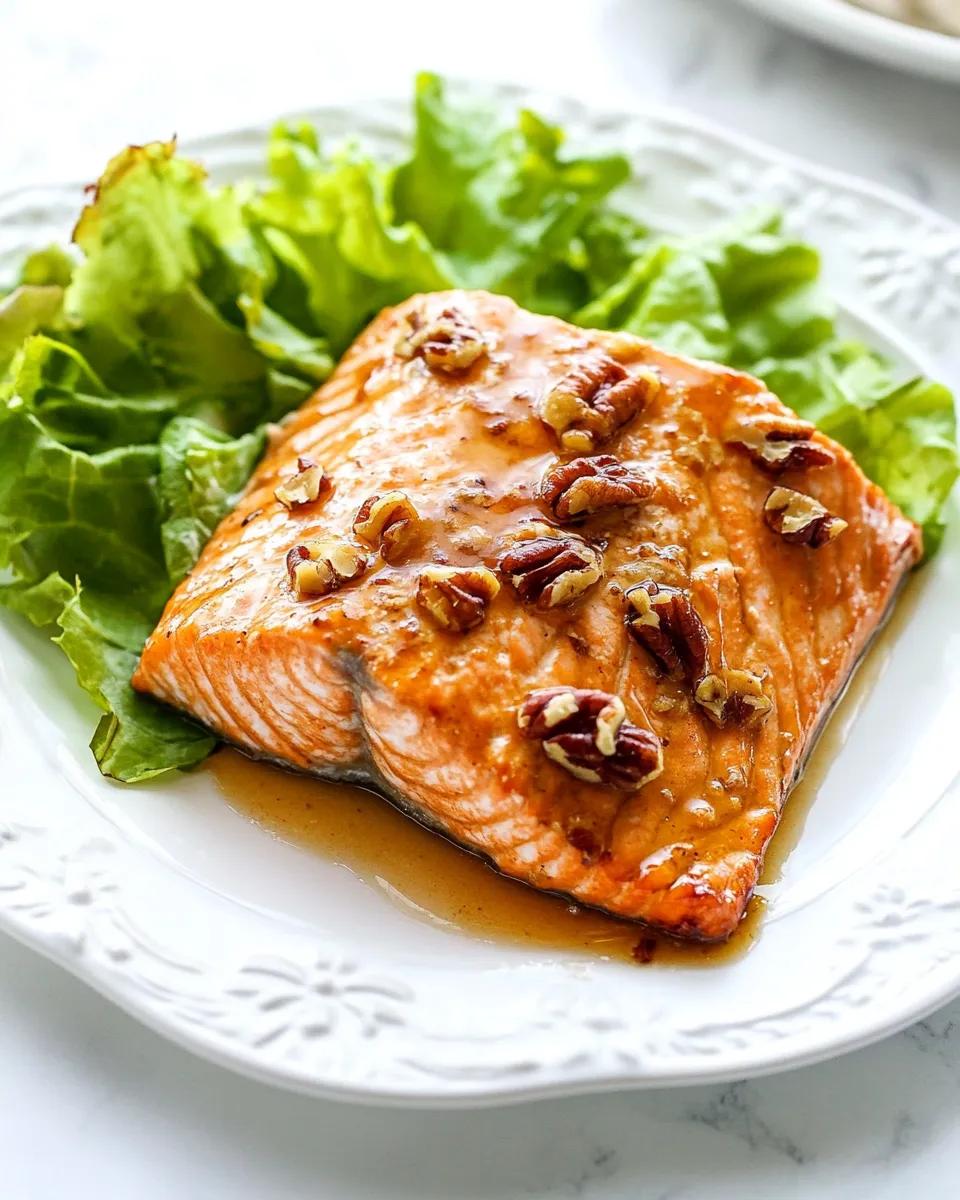 Classic Honey and Pecan-Glazed Salmon image