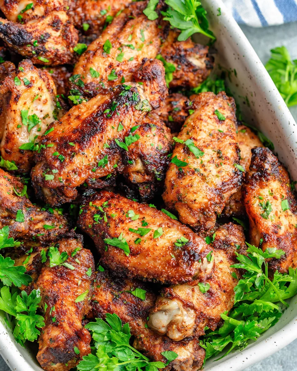 Classic How to Air Fry Chicken Wings dish photo