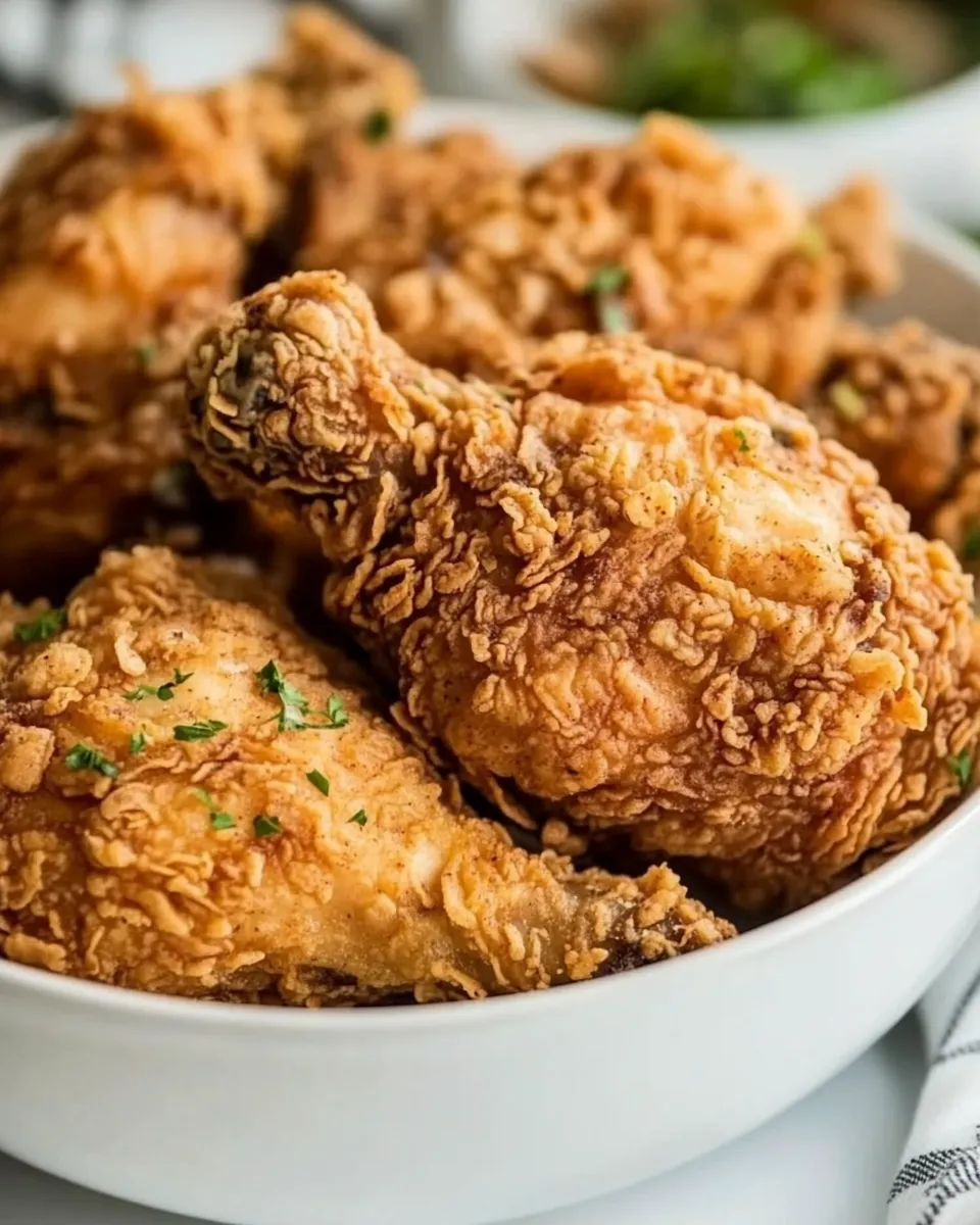 delicious How to Make Crispy Fried Chicken shot
